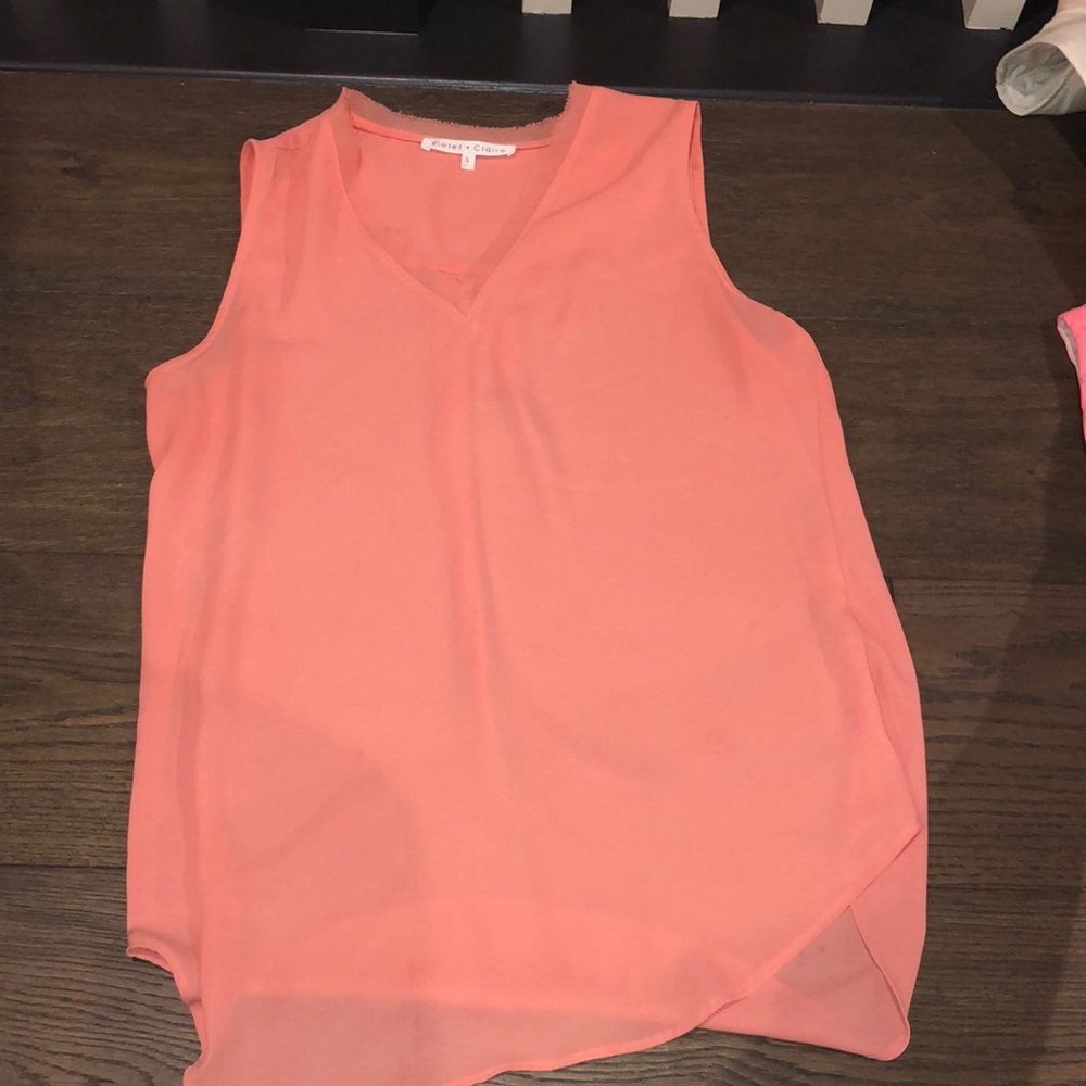 Peach blouse